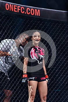 Rika Ishige Ã¢â¬ÅTiny DollÃ¢â¬Â of Thailand in One Championship.